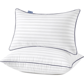 MIULEE Queen Bed Pillows Set of 2, 20x30 Decorative Pillow Inserts for Couch Sofa Bed, Firm and Fluffy Down Alternative Filled with Cotton Cover - Miulee